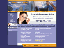 Tablet Screenshot of myworkhours.com